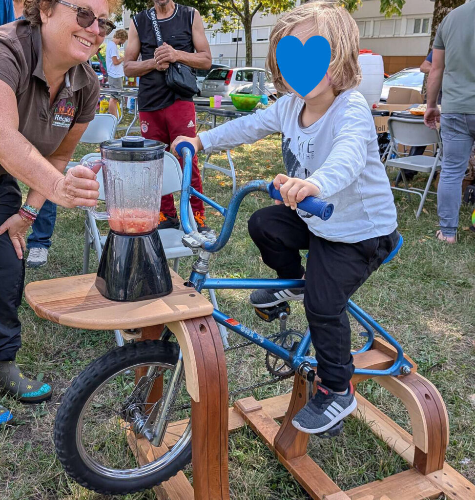 BMX Mixeur / Vélo mixeur / vélo smoothie / vélo cocktail / vélo soupe