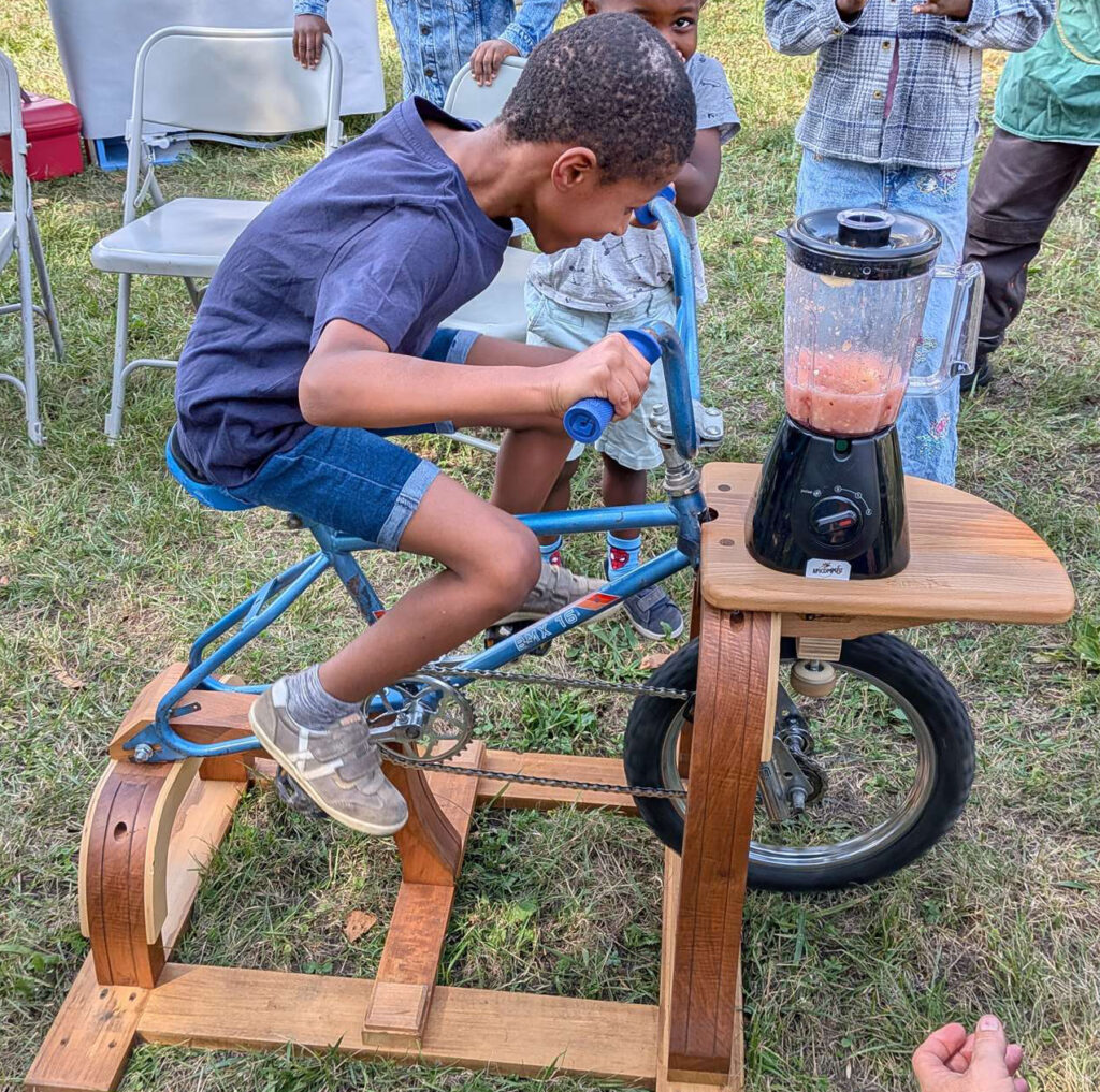Vélo mixeur / vélo smoothie / vélo cocktail / vélo soupe