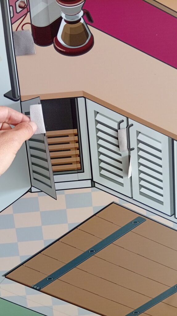 Portes de cuisine pop up du tableau magnétique