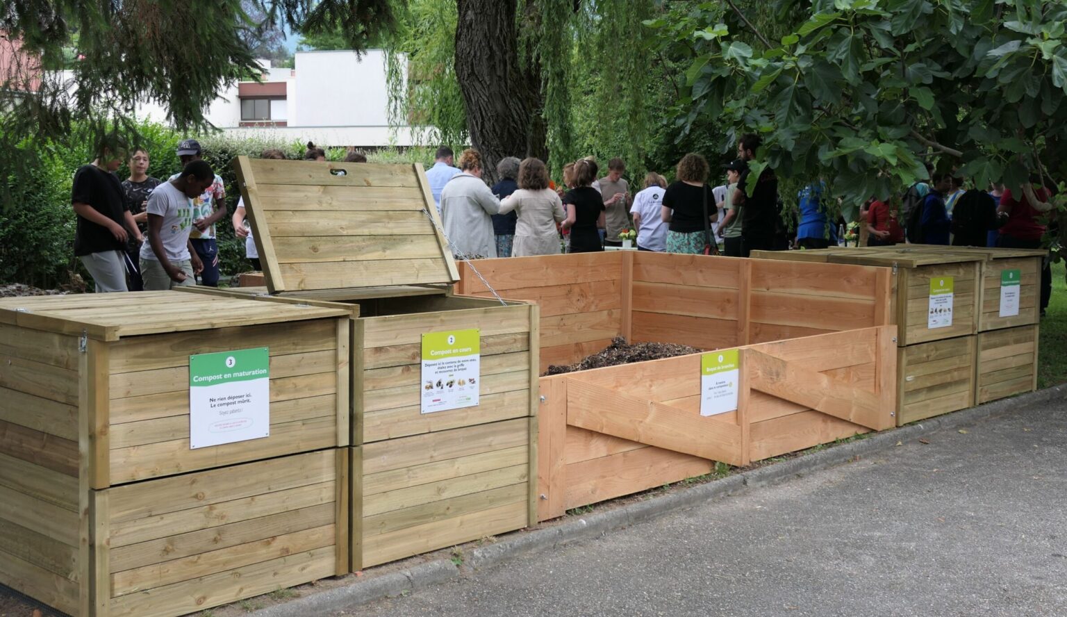 Site de compostage EREA Amelie Gex