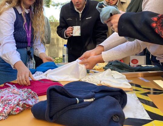 Atelier textile en entreprise