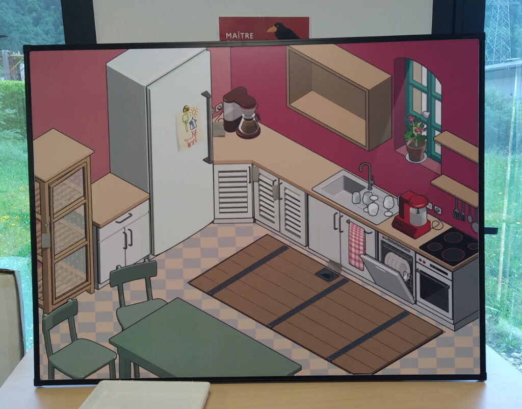 Tableau magnétique cuisine pop up