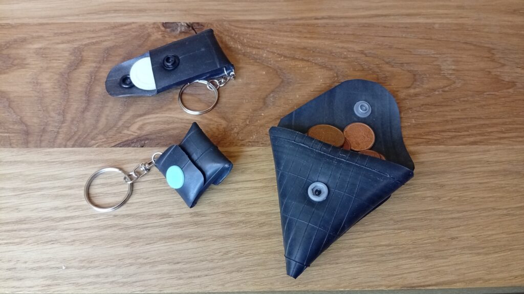 Photos de créations à partir de chambres à air