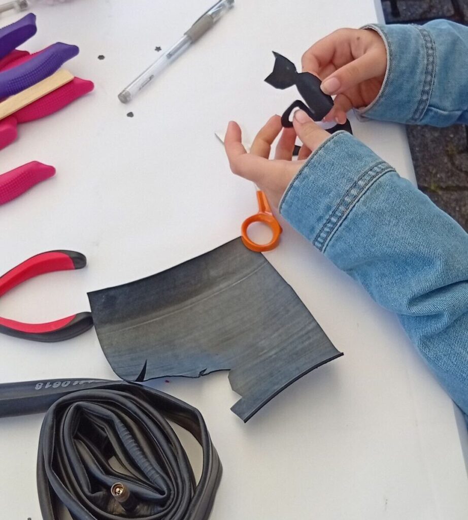 Chat en chambre à air